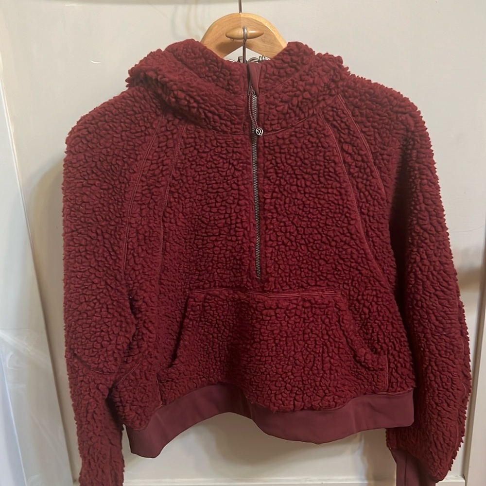 Scuba Oversized Half-Zip Fleece Hoodie